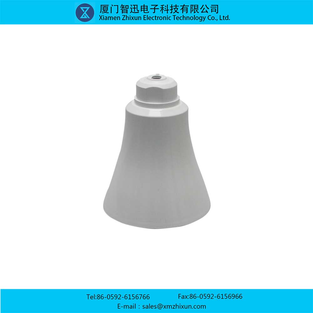 LED-15123-堵头单针脚球形灯泡家用节能PBT白色光滑面灯壳套件塑包铝灯杯灯座